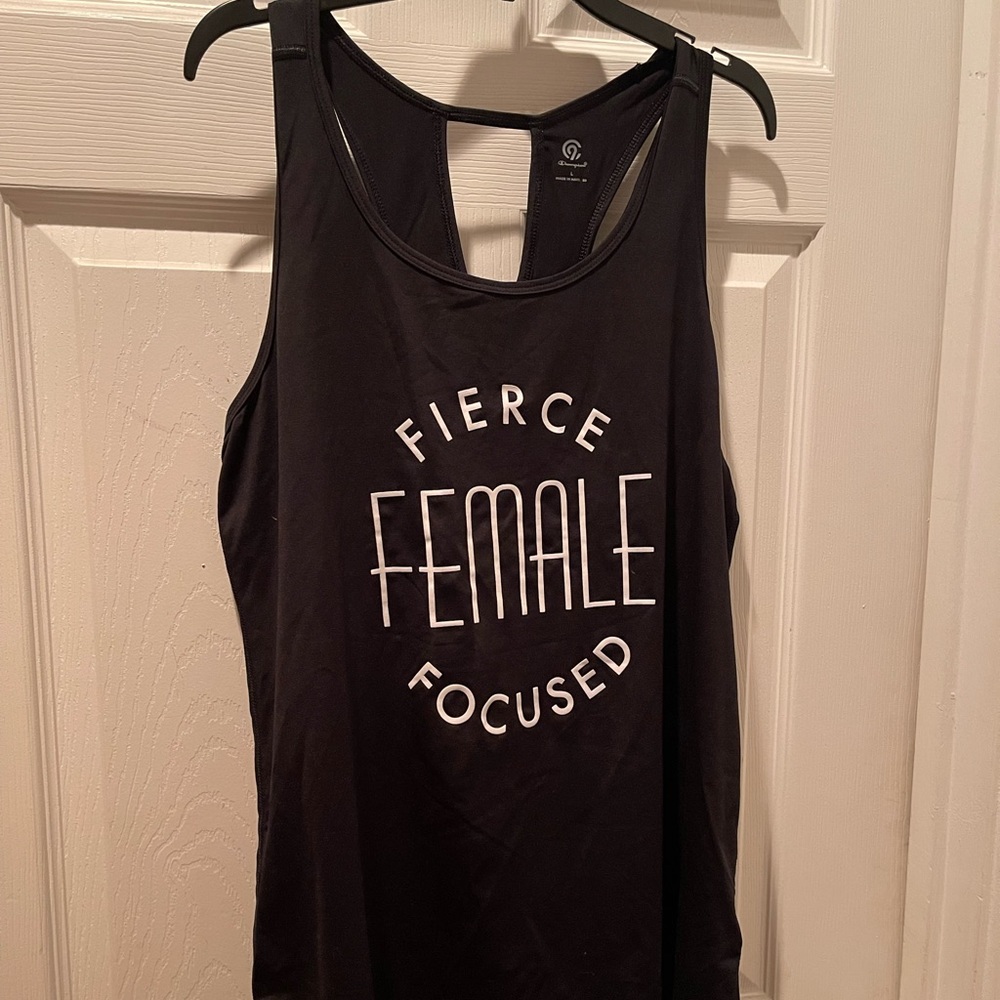 Champion ladies large black tank